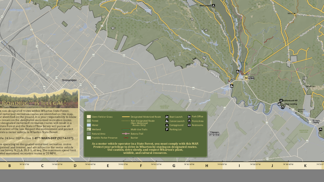 New Jersey map