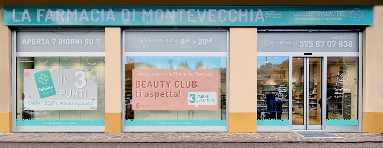 La Farmacia di Montevecchia dei Dott. Alberto Beretta, Silvia Locati & C.- Beauty Club- hair club- holter pressorio- Analisi- Via Como, 5, 23874 Montevecchia LC, Italia