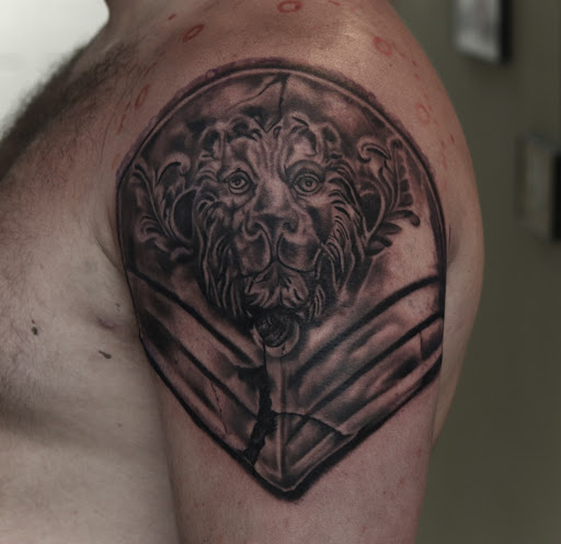 Explore metallica tattoo ideas, creative tattoo ideas in Nashville, available at RedBird Tattoo