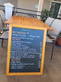 Carte du Restaurant le Surya à Petite-Île