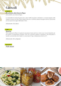 Restaurant Marino Goloso Salentino à Novoli (le menu)