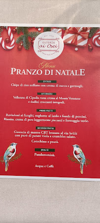 Osteria Ai Osei à Verona menu