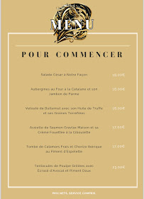 Menu / carte de Restaurant La Cravache X Les Paris Mutuels Urbains à Cagnes-sur-Mer
