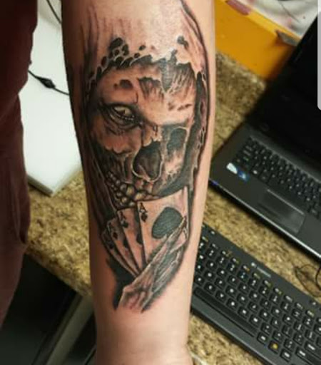 Explore cool chest tattoo ideas, creative tattoo ideas in Ambler, available at Tattoo GalaxyAmbler Piercing & Custom Tattoos