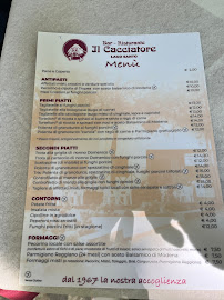 Menu du Ristorante Bar Il Cacciatore à Tagliole