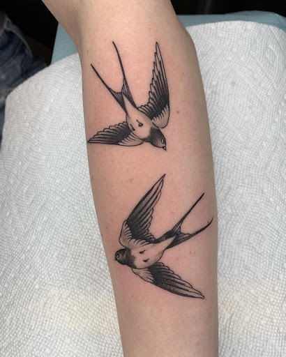 Explore star tattoo ideas for females, creative tattoo ideas in Saint Petersburg, available at Webbs Tattoo