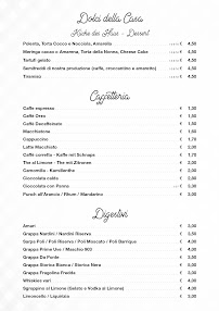 Menu du Ristorante Pizzeria Lisa da Ornello à Eraclea