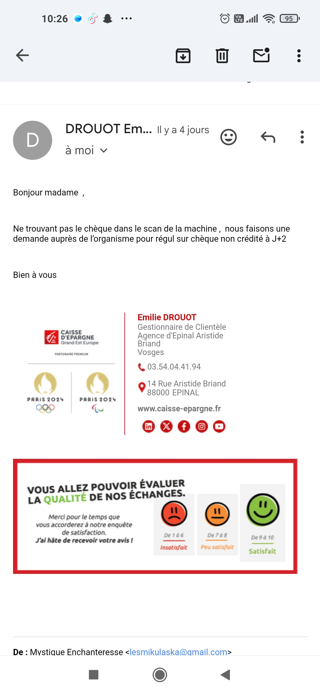 Photo n° 3 de l'avis de Mystique.n fait le 01/02/2024 à 15:52