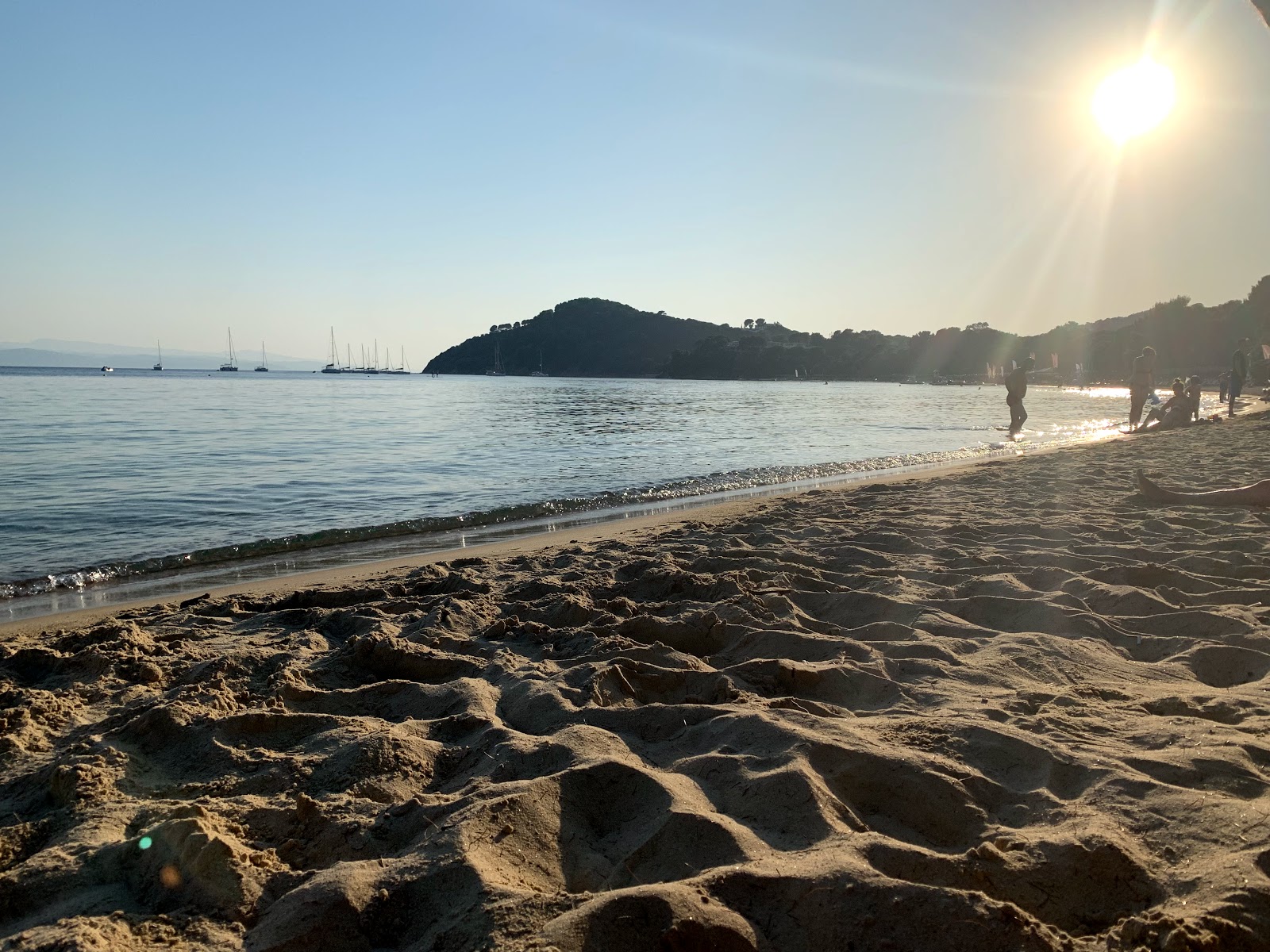 Foto de Praia de Koukounaries área de comodidades