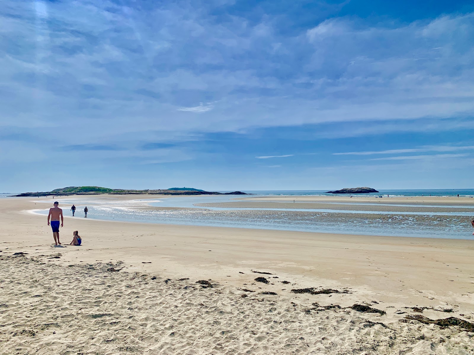 Foto van Popham beach met recht en lang