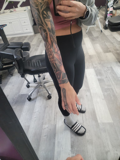 Explore solid black tattoo ideas, creative tattoo ideas in Raleigh, available at Inkability Tattoo