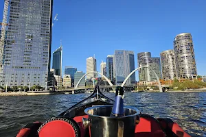 Gondolas on the Swan image