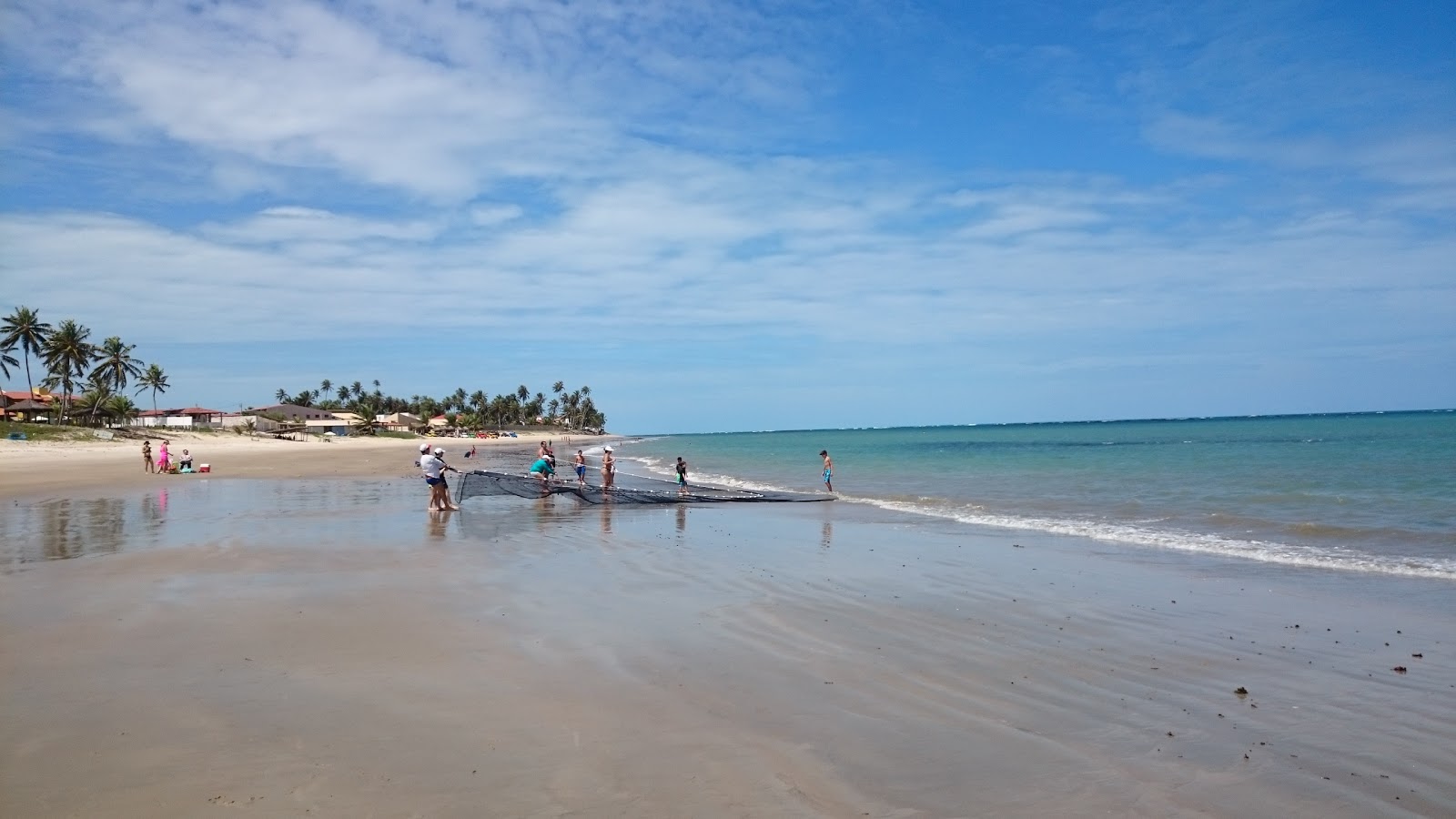 Foto von Jacuma Strand mit beiger sand Oberfläche