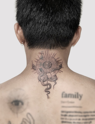 Explore male leg tattoo ideas, creative tattoo ideas in Sunnyvale, available at Greego tattoo
