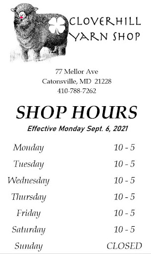 Yarn Store «Cloverhill Yarn Shop», reviews and photos, 77 Mellor Ave, Catonsville, MD 21228, USA