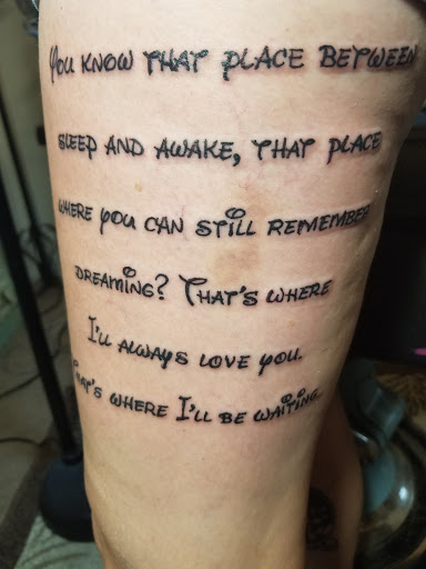 Explore back arm tattoo ideas, creative tattoo ideas in Fort Mohave, available at RedRum Tattoo & Body Piercing Co.