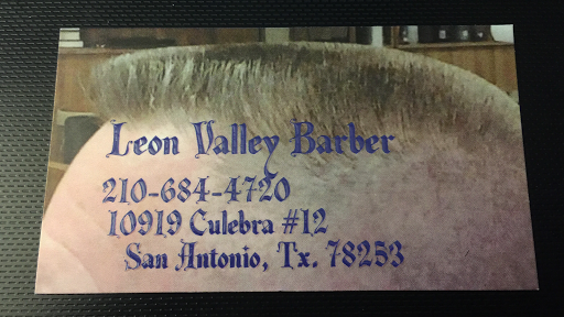 Barber Shop «Leon Valley Barber Shop», reviews and photos, 10919 Culebra Rd #112, San Antonio, TX 78253, USA