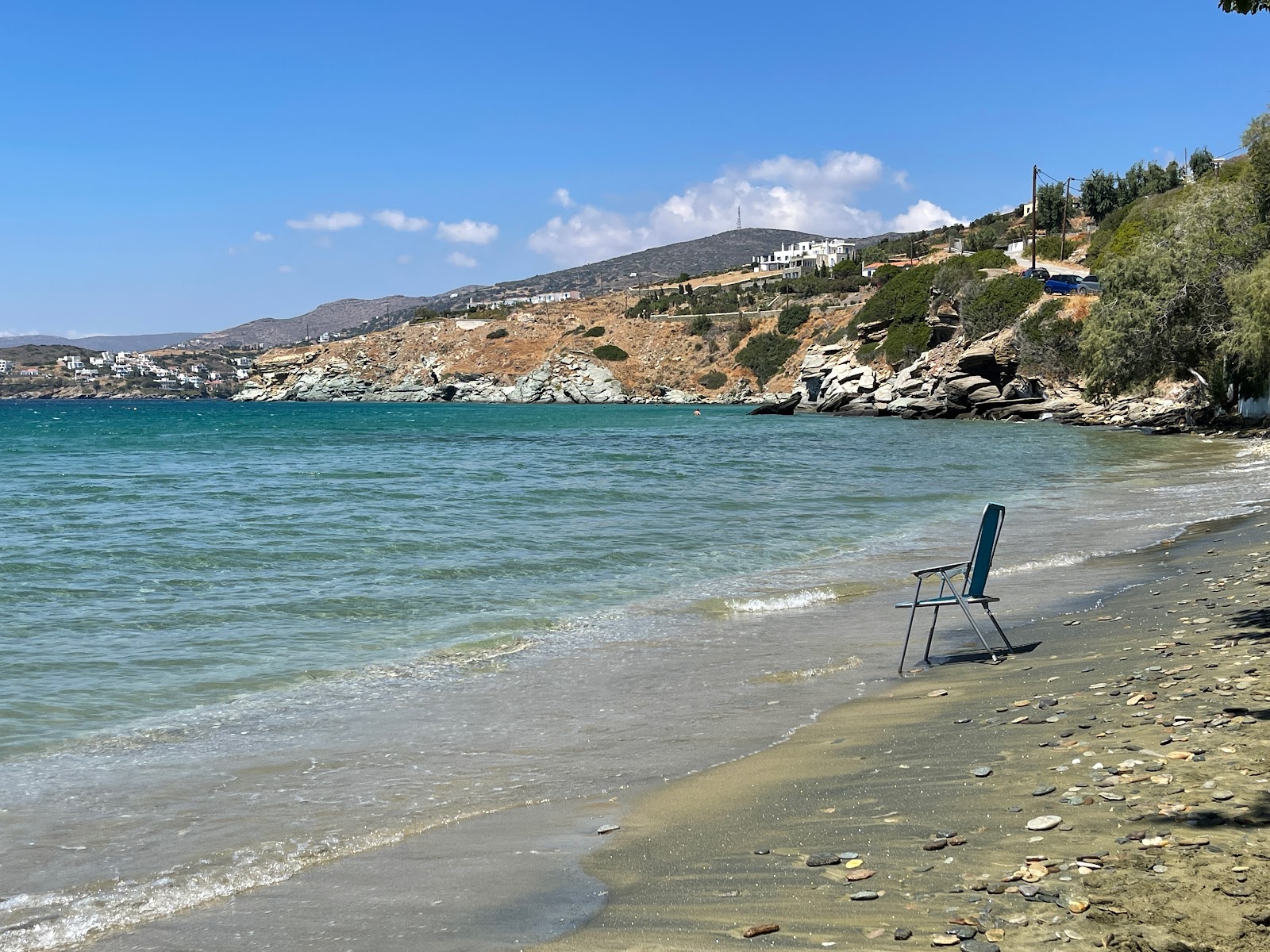 Φωτογραφία του Παραλία Αγιά Μαρίνα με μια ευθεία ακτογραμμή