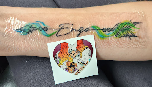 Explore cute witch tattoo ideas, creative tattoo ideas in Osage Beach, available at Sweet Ink Tattoo