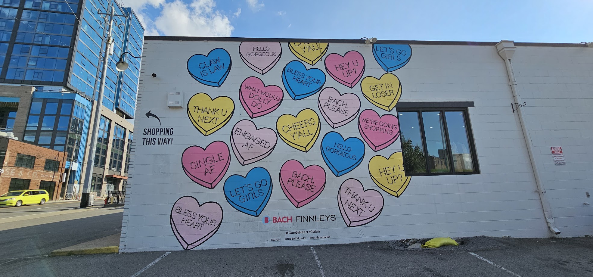 Candy Hearts Gulch Mural