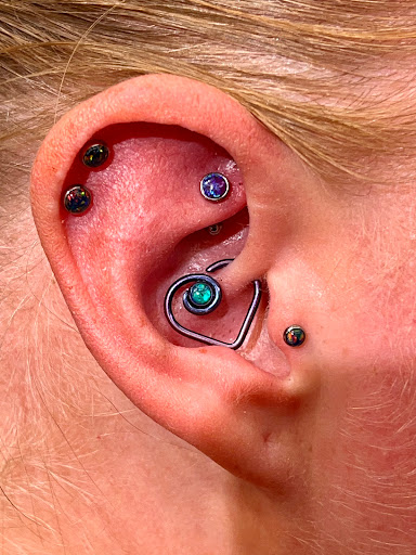 Explore leg sleeve tattoo ideas, creative tattoo ideas in Springfield, available at Kaleidoscope