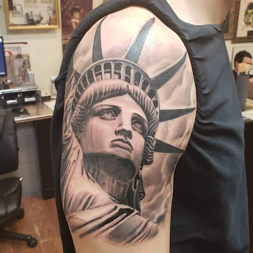 Explore oyster tattoo ideas, creative tattoo ideas in Charlotte, available at Canvas Tattoo & Art Gallery