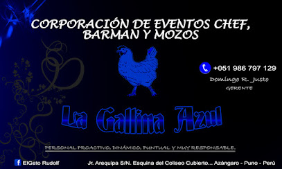 La Gallina Azul (Servicio de Mozos, Chef y Barman)