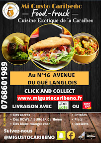 Mi Gusto Caribeño - Foodtruck - Traiteur - Événement à Bussy-Saint-Martin menu