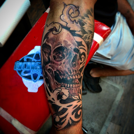 Explore japanese hand tattoo ideas, creative tattoo ideas in El Paso, available at House of Pain Tattoo & Body Piercing Studios