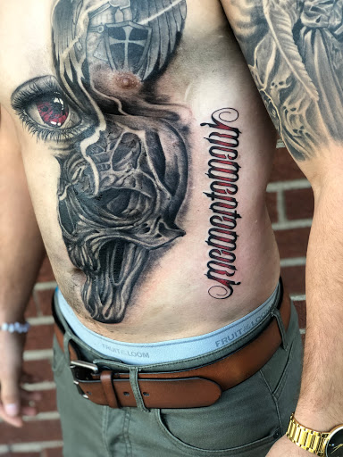 Explore mens country tattoo ideas, creative tattoo ideas in Lockport, available at Archer Ink Tattoo