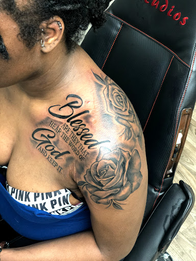 Explore blackbear tattoo ideas, creative tattoo ideas in Chattanooga, available at Chattanooga Tattoo Company