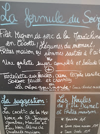 Restaurant français La Bolée à Saint-Jean-de-Monts (la carte)