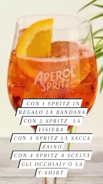 Menu du Bar del Sole à Ponte dell'Olio