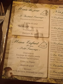 L'Esprit Sauvage à Aurec-sur-Loire menu