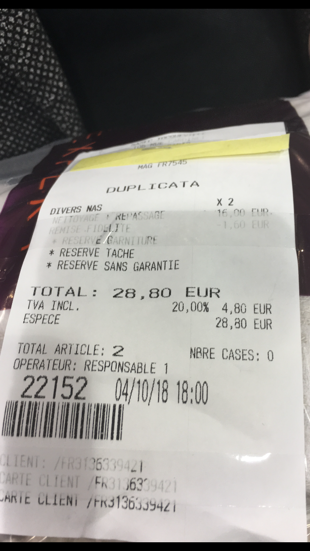 Photo n° 1 de l'avis de alexandre.i fait le 10/10/2018 à 14:18