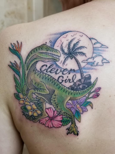 Explore womens chest tattoo ideas, creative tattoo ideas in Hilo, available at Pacific Island Ink