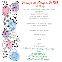 Menu / carte de La Vecchia Locanda à Breme