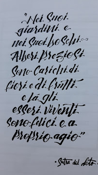 Menu / carte de Cocciopesto à Calenzano