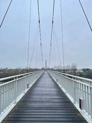 Passerelle sur la Garonne à Le Passage