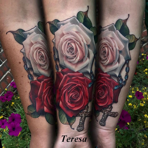 Explore wrist cover up tattoo ideas, creative tattoo ideas in Sanford, available at Venom Ink Tattoo