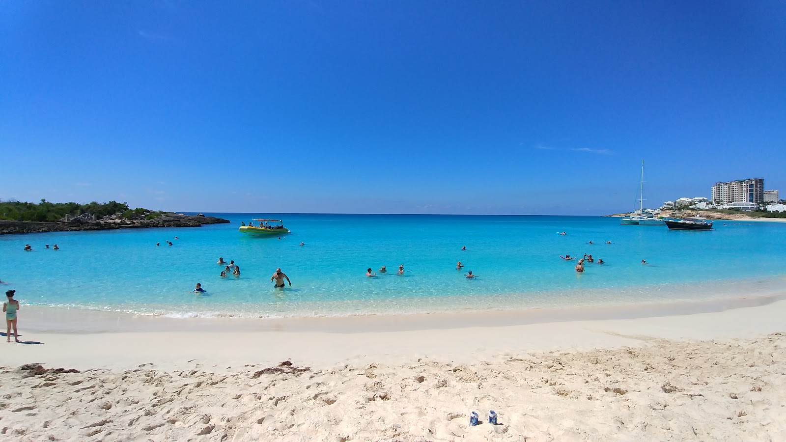 Photo of Mullet Bay beach amenities area