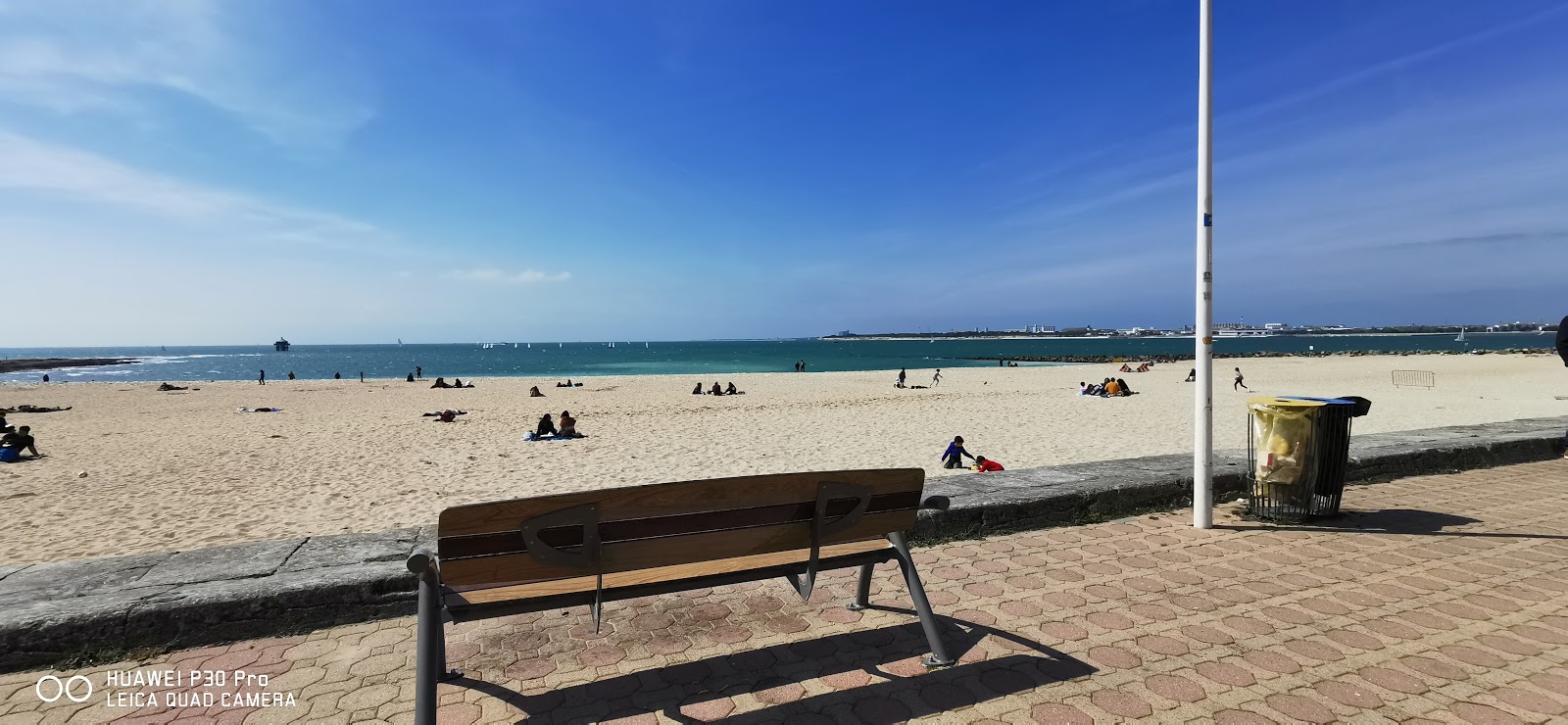 Foto di Plages des Minimes con una superficie del sabbia beige