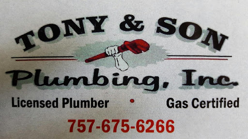 Plumber «Tony & Son Plumbing, Inc.», reviews and photos, 3808 Highland Ct, Virginia Beach, VA 23456, USA