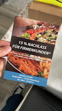 Menu du Pizzeria Castello à Wettenberg