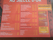 AU SIECLE D'OR à Carpiquet menu