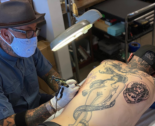 Explore prostate cancer tattoo ideas, creative tattoo ideas in Gilbert, available at Fifth Estate Tattoo