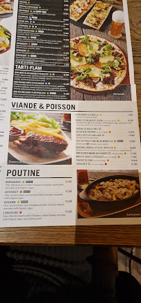 3 Brasseurs Lomme à Lille menu