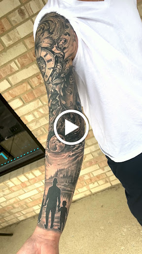 Explore half sleeve tattoo ideas for guys, creative tattoo ideas in Lockport, available at Archer Ink Tattoo