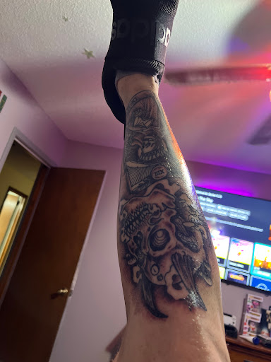 Explore couple name tattoo ideas, creative tattoo ideas in Pelham, available at Tattoo Expression