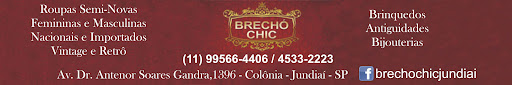 Logo da empresa - Brechó Chic Jundiaí